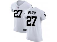 Men's Elite Reggie Nelson #27 Nike White Road Jersey - NFL Oakland Raiders Vapor Untouchable