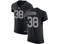 Men's Elite T.J. Carrie #38 Nike Black Home Jersey - NFL Oakland Raiders Vapor Untouchable