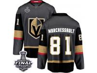 Men's Fanatics Branded Vegas Golden Knights #81 Jonathan Marchessault Black Home Breakaway 2018 Stanley Cup Final NHL Jersey