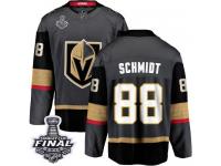 Men's Fanatics Branded Vegas Golden Knights #88 Nate Schmidt Black Home Breakaway 2018 Stanley Cup Final NHL Jersey