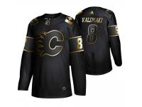 Men's Flames Juuso Valimaki Black Adidas 2019 NHL Golden Edition Jersey