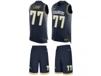 Men's Forrest Lamp #77 Nike Navy Blue Jersey - NFL Los Angeles Chargers Tank Top Suit