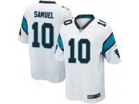 Men's Game Curtis Samuel #10 Nike White Road Jersey - NFL Carolina Panthers