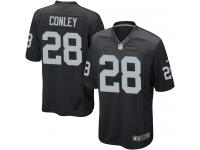 Men's Game Gareon Conley #28 Nike Black Home Jersey - NFL Oakland Raiders