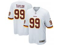 Men's Game Phil Taylor #99 Nike White Road Jersey - NFL Washington Redskins