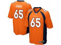 Men's Game Ronald Leary #65 Nike Orange Home Jersey - NFL Denver Broncos