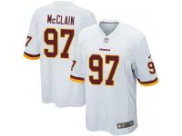 Men's Game Terrell McClain #97 Nike White Road Jersey - NFL Washington Redskins