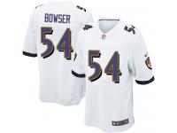 Men's Game Tyus Bowser #54 Nike White Road Jersey - NFL Baltimore Ravens