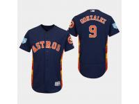 Men's Houston Astros 2019 Spring Training Marwin Gonzalez Flex Base Jersey Navy