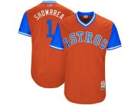 Men's Houston Astros Carlos Correa Showrrea Majestic Orange 2017 Players Weekend Jersey