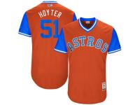 Men's Houston Astros James Hoyt Hoyter Majestic Orange 2017 Players Weekend Jersey