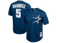 Men's Houston Astros Jeff Bagwell Mitchell & Ness Navy Cooperstown Collection Big & Tall Mesh Batting Practice Jersey
