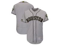Men's Houston Astros Majestic Gray 2018 Memorial Day Authentic Collection Flex Base Team Jersey