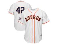 Men's Houston Astros Majestic White 2018 Jackie Robinson Day Official Cool Base Jersey