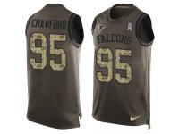 Men's Jack Crawford #95 Nike Green Jersey - NFL Atlanta Falcons Salute to Service Tank Top