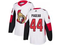 Men's Jean-Gabriel Pageau Authentic White Reebok Jersey NHL Ottawa Senators #44 Away