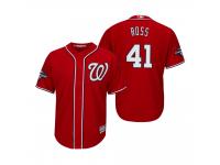 Men's Joe Ross Washington Nationals Red 2019 World Series Champions Cool Base Jersey