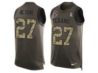 Men's Jose Altuve #27 Nike Green Jersey - NFL Houston Texans Salute to Service Tank Top