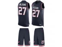 Men's Jose Altuve #27 Nike Navy Blue Jersey - NFL Houston Texans Tank Top Suit