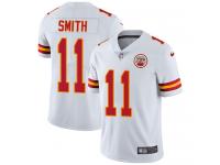 Men's Limited Alex Smith #11 Nike White Road Jersey - NFL Kansas City Chiefs Vapor Untouchable