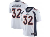 Men's Limited Andy Janovich #32 Nike White Road Jersey - NFL Denver Broncos Vapor Untouchable