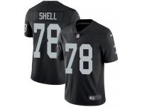 Men's Limited Art Shell #78 Nike Black Home Jersey - NFL Oakland Raiders Vapor Untouchable