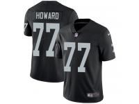 Men's Limited Austin Howard #77 Nike Black Home Jersey - NFL Oakland Raiders Vapor Untouchable