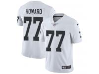 Men's Limited Austin Howard #77 Nike White Road Jersey - NFL Oakland Raiders Vapor Untouchable