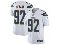 Men's Limited Brandon Mebane #92 Nike White Road Jersey - NFL Los Angeles Chargers Vapor Untouchable