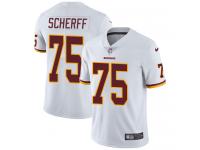 Men's Limited Brandon Scherff #75 Nike White Road Jersey - NFL Washington Redskins Vapor Untouchable