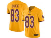 Men's Limited Brian Quick #83 Nike Gold Jersey - NFL Washington Redskins Rush
