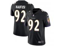 Men's Limited Bronson Kaufusi #92 Nike Black Alternate Jersey - NFL Baltimore Ravens Vapor Untouchable