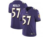 Men's Limited C.J. Mosley #57 Nike Purple Home Jersey - NFL Baltimore Ravens Vapor Untouchable