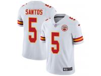 Men's Limited Cairo Santos #5 Nike White Road Jersey - NFL Kansas City Chiefs Vapor Untouchable