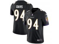 Men's Limited Carl Davis #94 Nike Black Alternate Jersey - NFL Baltimore Ravens Vapor Untouchable
