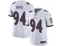 Men's Limited Carl Davis #94 Nike White Road Jersey - NFL Baltimore Ravens Vapor Untouchable