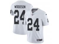 Men's Limited Charles Woodson #24 Nike White Road Jersey - NFL Oakland Raiders Vapor Untouchable