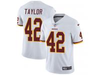 Men's Limited Charley Taylor #42 Nike White Road Jersey - NFL Washington Redskins Vapor Untouchable