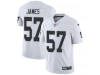 Men's Limited Cory James #57 Nike White Road Jersey - NFL Oakland Raiders Vapor Untouchable