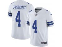 Men's Limited Dak Prescott #4 Nike White Road Jersey - NFL Dallas Cowboys Vapor Untouchable