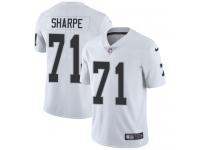 Men's Limited David Sharpe #71 Nike White Road Jersey - NFL Oakland Raiders Vapor Untouchable