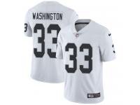 Men's Limited DeAndre Washington #33 Nike White Road Jersey - NFL Oakland Raiders Vapor Untouchable