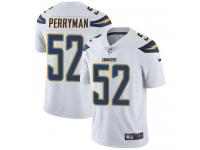 Men's Limited Denzel Perryman #52 Nike White Road Jersey - NFL Los Angeles Chargers Vapor Untouchable