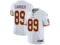 Men's Limited Derek Carrier #89 Nike White Road Jersey - NFL Washington Redskins Vapor Untouchable