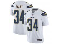 Men's Limited Derek Watt #34 Nike White Road Jersey - NFL Los Angeles Chargers Vapor Untouchable