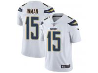 Men's Limited Dontrelle Inman #15 Nike White Road Jersey - NFL Los Angeles Chargers Vapor Untouchable