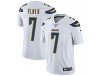 Men's Limited Doug Flutie #7 Nike White Road Jersey - NFL Los Angeles Chargers Vapor Untouchable