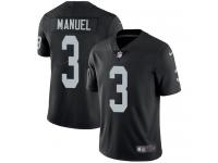 Men's Limited E. J. Manuel #3 Nike Black Home Jersey - NFL Oakland Raiders Vapor Untouchable