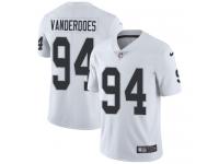 Men's Limited Eddie Vanderdoes #94 Nike White Road Jersey - NFL Oakland Raiders Vapor Untouchable