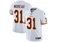 Men's Limited Fabian Moreau #31 Nike White Road Jersey - NFL Washington Redskins Vapor Untouchable